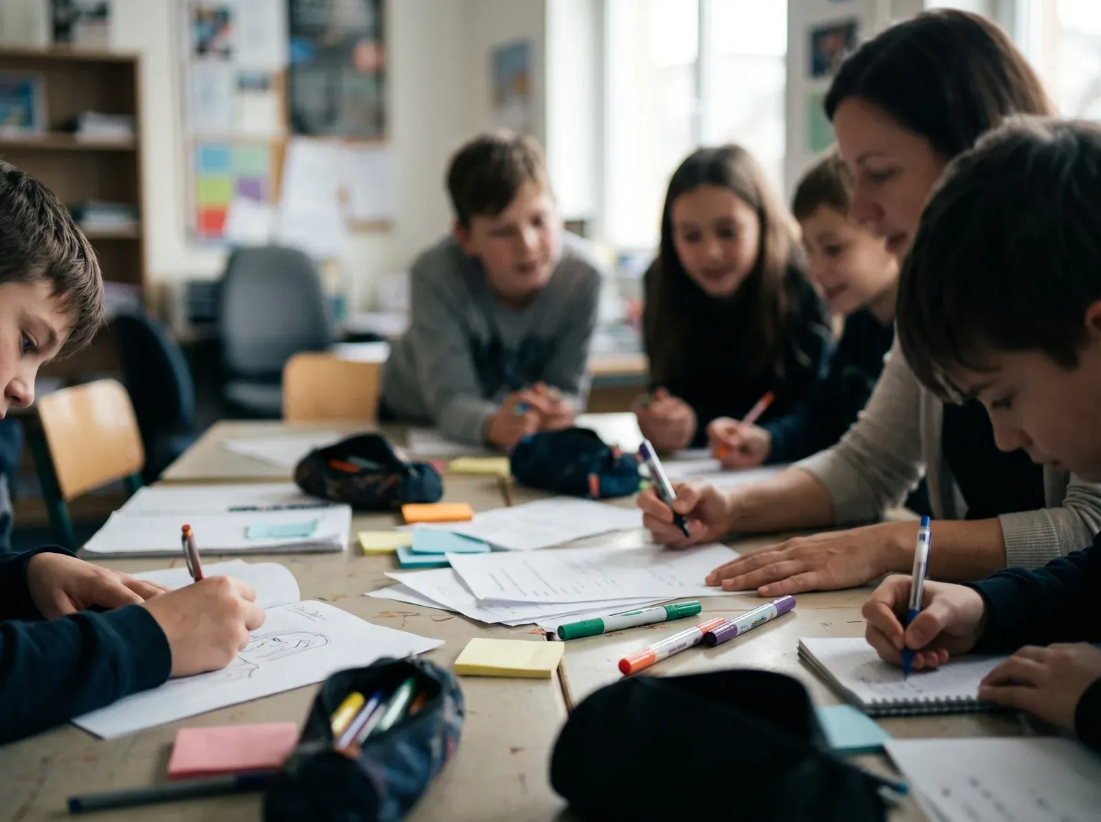 Taller de orientación con alumnos